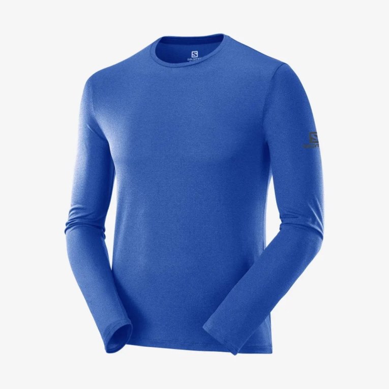 Blue Salomon Agile Long Sleeve Men's T-Shirts | PH 68094H